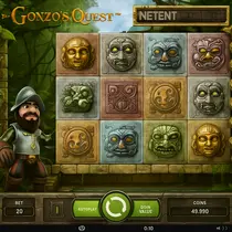 Casinova - Gonzo's Quest Slot Game - Unique Mechanics