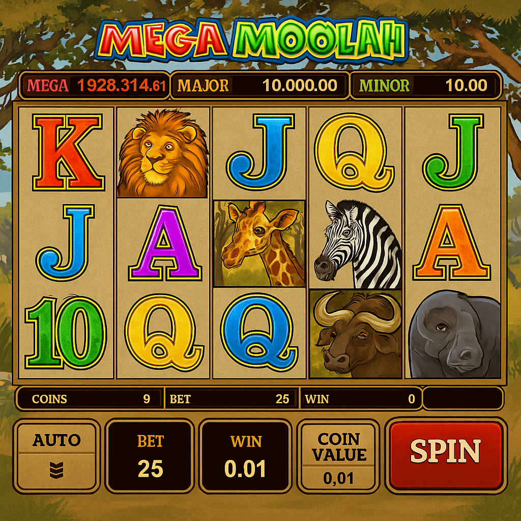 Casinova - Mega Moolah Slot Game - Microgaming