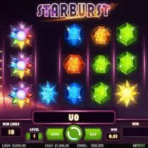 Casinova - Starburst Slot Game - NetEnt